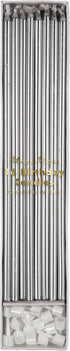 Meri Meri Long Birthday Candles for Cake (Pack of 16), 8.75" Tall Unscented Candles...