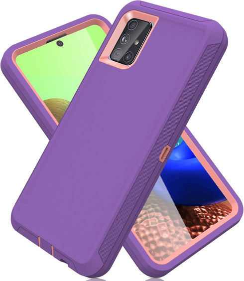 ACAGET for Samsung A71 5G Case, Galaxy A71 Case 5G Heavy Duty Protective Armor Shock-Absorbing Dual Layer Rubber TPU + PC Cover Non-Slip Bumper Ph...