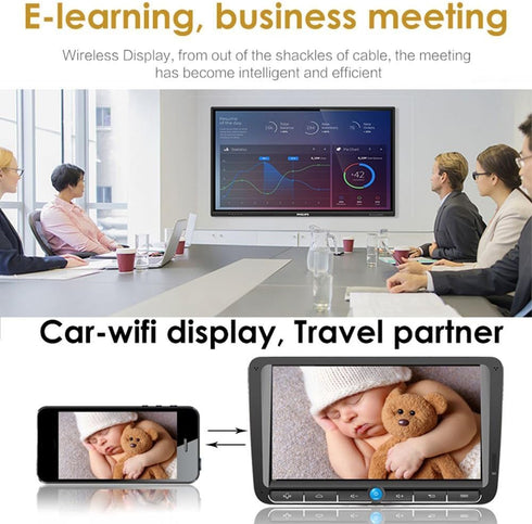 SmartSee MiraScreen Wireless Display Adapter 1080P HDMI Screen Mirroring Media Player TV Stick for Tablet Smartphone...