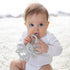 Dr. Brown's Flexees Gray Bunny, Soft 100% Silicone Baby Teether, BPA Free, 3m+...