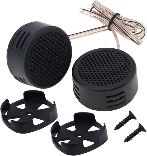 Car Tweeters, 2pcs 500W High Efficiency Mini Dome Tweeter Speakers for Car Audio System...