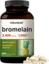NatureBell Bromelain, 1,000mg Per Serving, 240 Veggie Capsules | 2,400 GDU – Digestive Enzymes & Joint Support Supplement – Proteolytic Enzymes fo...