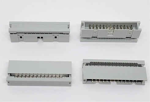 Pc Accessories 10-Pack 2X13 26P Dual Rows 2.54mm Shrouded IDC Male Header, 26 Pins Connectors...