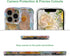 Jusy Oil Painting Flower Compatible with iPhone 11 Pro Max Case, Colorful Retro Floral Cute Curly Wave Frame Women Girls Cover for Apple 11 Pro Ma...