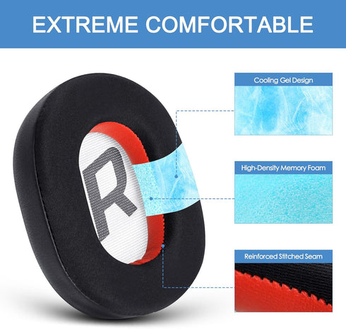 GVOEARS Ear Pads Replacement for Plantronics Voyager 8200 UC/Backbeat Pro 2 Headphones, Premium ICE Silk Fabric Softer Memory Foam Noise Canceling...