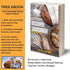 (10x6 inch) Oval Proofing Basket Set by Bread Story Oval Brotform Handmade Unbleached Natural Cane Bread Baking Kit with Cloth Liner Bread Baking ...