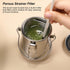 Paint Brush Cleaner and Holder - Airtight Stainless Steel Brush Washer for Painting with Removable Porous Filter (Medium)...