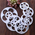KALAIEN Rose Flower Cutters Set Gumpaste Flowers Modelling Tools for Cake Decorating Cookie Mold Sugarcraft Plunger Cutter Mold Set of 6...