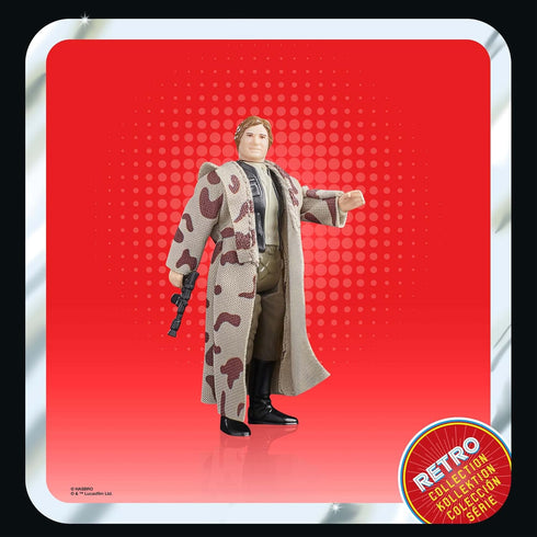 STAR WARS Retro Collection Han Solo (Endor), Return of The Jedi 3.75-Inch Collectible Action Figures, Ages 4 and Up...