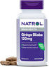 Natrol Brain Health Ginkgo Biloba 120mg, Dietary Supplement for Brain Health and Memory Support, 60 Capsules, 60 Day Supply...