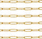 Julie Wang 2 Meters Gold Stainless Steel Paperclip Chain for Bulk Jewelry Making Soldered Cable Necklace Bracelet Chain DIY Accessories...