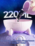 Humidifiers for Bedroom, Portable Air Humidifier Spaceship Shaped Humidifier Small Humidifier with Ambient Light for Travel Office Home Purple...