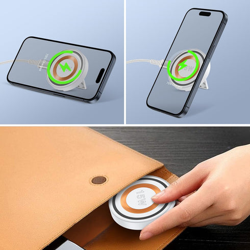 Magsafe Wireless Charger for iPhone 15 Pro Max 15 Plus 14 Pro Max 13 12 11,Magnetic Wireless Charger Pad with 3FT USB C to C Cable for iPhone 15 P...