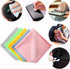 Extra Large Microfiber Cleaning Cloths (12"x 12") for Eyeglasses, Lens, Glasses, Reusable Eyeglass Cleaner Cloths Wipes for All Glasses and Screen...
