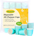 200 Pack 3 oz Paper Cups Disposable Mouthwash Cups Bathroom Cups Espresso Cup Small Paper Cup for Snack Perfect for Home Condos Rvs Campers (Blue)...