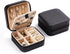 CASEGRACE Travel Jewelry Case, Small Jewelry Box with Mirror Design Portable Jewelry Travel Organizer Display Storage Case for Rings Earring Neckl...