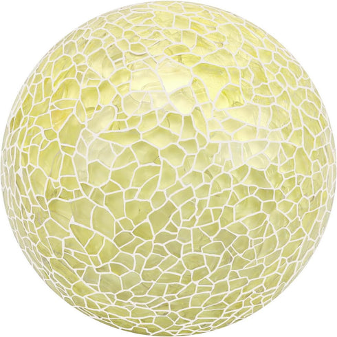 Glass Solid Balls Orbs Decorative Crack Balls Mosaic Sphere Ball Wedding Decoration Centerpiece for Bowls Vases Bedroom Table Home Decor...