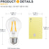 12V Low Voltage LED Light Bulbs - Soft Warm 2700K 4W E26 Edison Base 40W Equivalent - 12 Volt DC/AC A19 Bulb for RV Ceiling - 2 Pack...
