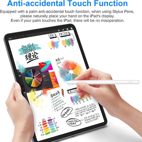 Stylus Pen for iPad - 13 Min Fast Charging Apple iPad Pencil with Bluetooth, Magnetic, Palm Rejection, Tilt Sensitivity for iPad 6-10 Generation, ...