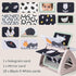 Taf Toys Black & White Rattling Spinning Book High Contrast Newborn Baby Toy 0-6 6-12 Months with Mirror for Visual Stimulation, Tummy Time & Earl...
