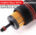 FT4Z-6A832-C Oil Filter Cap Cover For 2017-2020 Ford Fusion & 2015 2016 2017 2018 2019 2000 F150 2.7L V6...