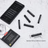 PANDAFLY Compressed Charcoal Sticks, 12 Pieces (Soft, Medium, Hard) Square Vine Charcoal Sticks for Drawing, Sketching, Shading, Charcoal Drawing ...