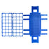 3 Packs Plastic Test Tube Rack, 21 Holes Lab Test Tube Rack Holder for 30mm Test Tubes, Blue, Detachable (21holes)...
