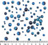 Bymitel 140pcs Crystal Beads Stone Gemstone Round Energy Healing Loose Beads with Stretch Cord for Jewelry Making Bracelets Anklets (Blue Zircon T...