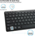 Multi-Device Bluetooth Keyboard Compact Slim Wireless Keyboards Compatible with Windows, Mac, Android, iPad, Phone – Easy-Switch up to 3 Devices, ...