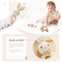 Wooden Baby Rattle 3 PCS Push Car Rattle Set Crochet Rattle Ring Wooden Montessori Toy for Newborn Infant Baby Gifts (Rabbit Rattle)...