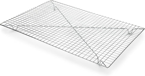 Fox Run Rectangular Cooling Rack, Iron/Chrome, 18-Inch x 12.5-Inch, Metallic...