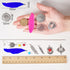 SUNNYCLUE 1 Box DIY 8 Pairs Bohemia Colorful Long Feathers Dangle Hook Earring Making Kit Jewelry Findings Making Crafts for Women, Antique Silver...