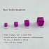 100pcs 8mm Crystal Glass Cube Beads Square Glass Beads Crystal Spacer Beads for Bracelets Necklace Earring DIY Jewelry Making Craft(Rose Red)...