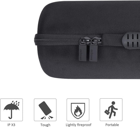 Hard Travel Case Replacement for Ultimate Ears MEGABLAST Portable Wi-Fi Bluetooth Speaker by co2CREA (Black)...