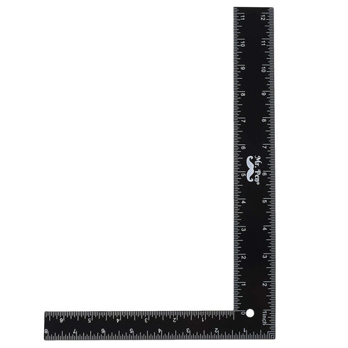 Mr. Pen- Carpenter Square, Framing Square, 8 inch x 12 inch, Carpenters Square, Right Angle Ruler, Framing Tools, L Shape Ruler, Metal Square, Ste...