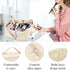 2022 Large Capacity Travel Cosmetic Bag, Makeup Bag Waterproof Portable Cosmetic Bag, Toiletry Bag for Skincare Cosmetics Toiletries with Handle a...