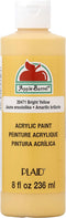 Apple Barrel Acrylic Paint in Assorted Colors (8 Ounce), 20471 Bright Yellow- Pack of 1...