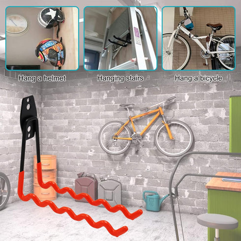 Eagles Garage Wall Hooks, Steel Heavy Duty Garage Storage Hooks with Anti-Slip Coating,Wall Mount Garage Hanger Organizer,Tool Hangers for Hanging...