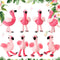 Skylety 8 Pcs 6 Inch Plush Flamingo Party Favors Small Flamingo Stuffed Animal Toy Flamingo Ornaments Keychain Birthday Party Supplies...