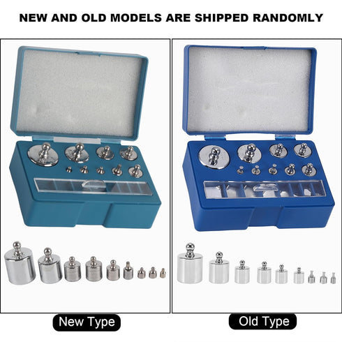 17Pcs Calibration Weight Set Jewellery Calibration Weight for Scale Test Jewelry, 10mg-100g No.45 Steel Scale Weight Scale Equilibrium Calibration...