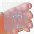 Wall Hooks 13lb(max) Transparent Heavy Duty Self Adhesive Hook Waterproof Sticky Wall Hook for use in Bathroom Wall Hanging Kitchen Shower Hangers...