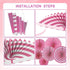 Baby Shower Theme Party Decorations It's a Boy and It's a Girl Banner Pink and Blue Balloons DIY Handmade Paper Flower Fans Honeycomb Balloons For...