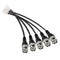 MEIRIYFA BNC Pigtail Cable Bare Wire, BNC Male Coaxial Connector Extension Plug with Open End Wire for CCTV Camera Terminal Adpater (5pcs BNC Male...