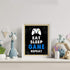 Set of 4 Video Game Decor (8'X10'), Boys Room Decorations for Bedroom & Game Room, Art Gift & Poster, No Frames...