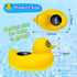 Baby Thermometer, Baby Bath Thermometer Upgrade LED Digital Bathtub Water Temperature Auto ON/Off Bathroom Safety Thermometer Yellow Duck Floating...