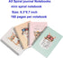 Yansanido Spiral Notebook, 4 Pcs A5 Thick Cat Design Hardcover 8mm Ruled 4 Color 80 Sheets -160 Pages Journals for Study and Notes (Cat)...