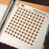 Just Write Antique Typewriter Writer Author 1/2" (0.5") Planner Calendar Scrapbooking Crafting Opaque Stickers...