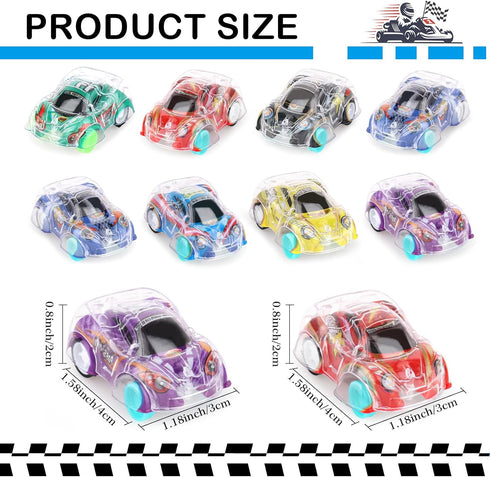 Hooqict 36 Pcs Mini Pull Back Car for Boys 4-8 Years Old Race Car Party Favors Bulk Kids Car Set for Classroom Prizes, Treasure Box Toys, Goodie B...