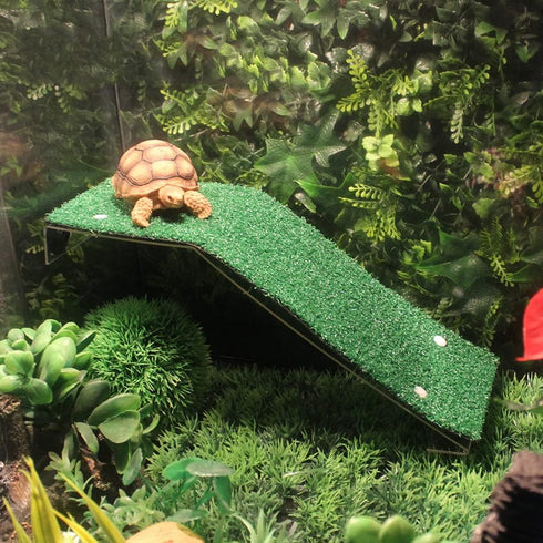 Turtle Basking Platform, Tortoise Ramp Reptile Tank Ladder Resting Terrace, Tortoise Ramp Reptile Ladder Resting Terrace Fish Tank Aquarium Turtle...