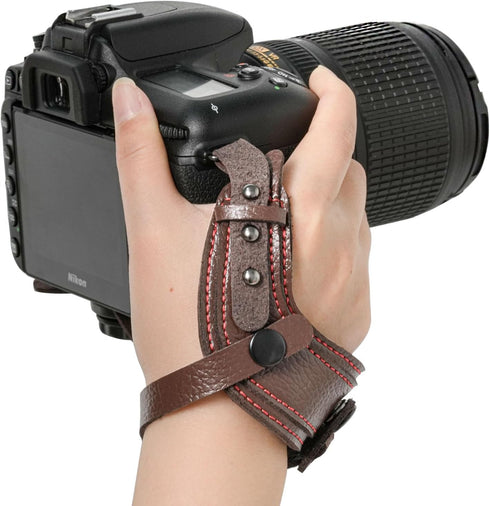 Camera Hand Strap, Secure Padded Camera Holder Wrist Strap for Canon Nikon Sony Fujifilm Olympus DSLR and Mirrorless, Camera wrist strap, Photogra...